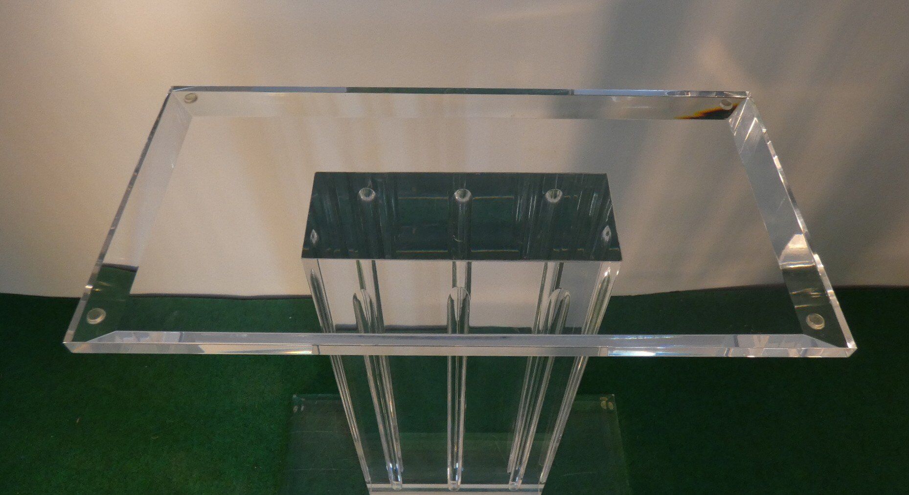 Vintage sculptural base for acrylic glass table, Italy, 2000s
