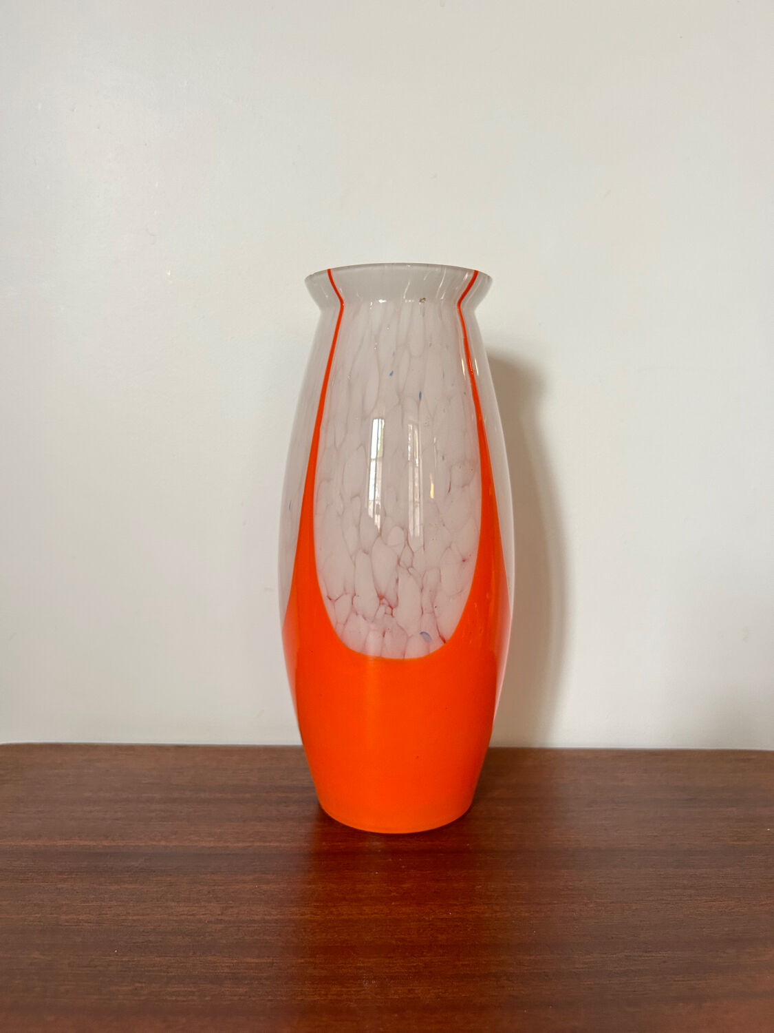 Art Deco glass vase from Clichy