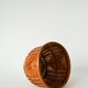Paire de cache-pots en osier / rotin, 1970