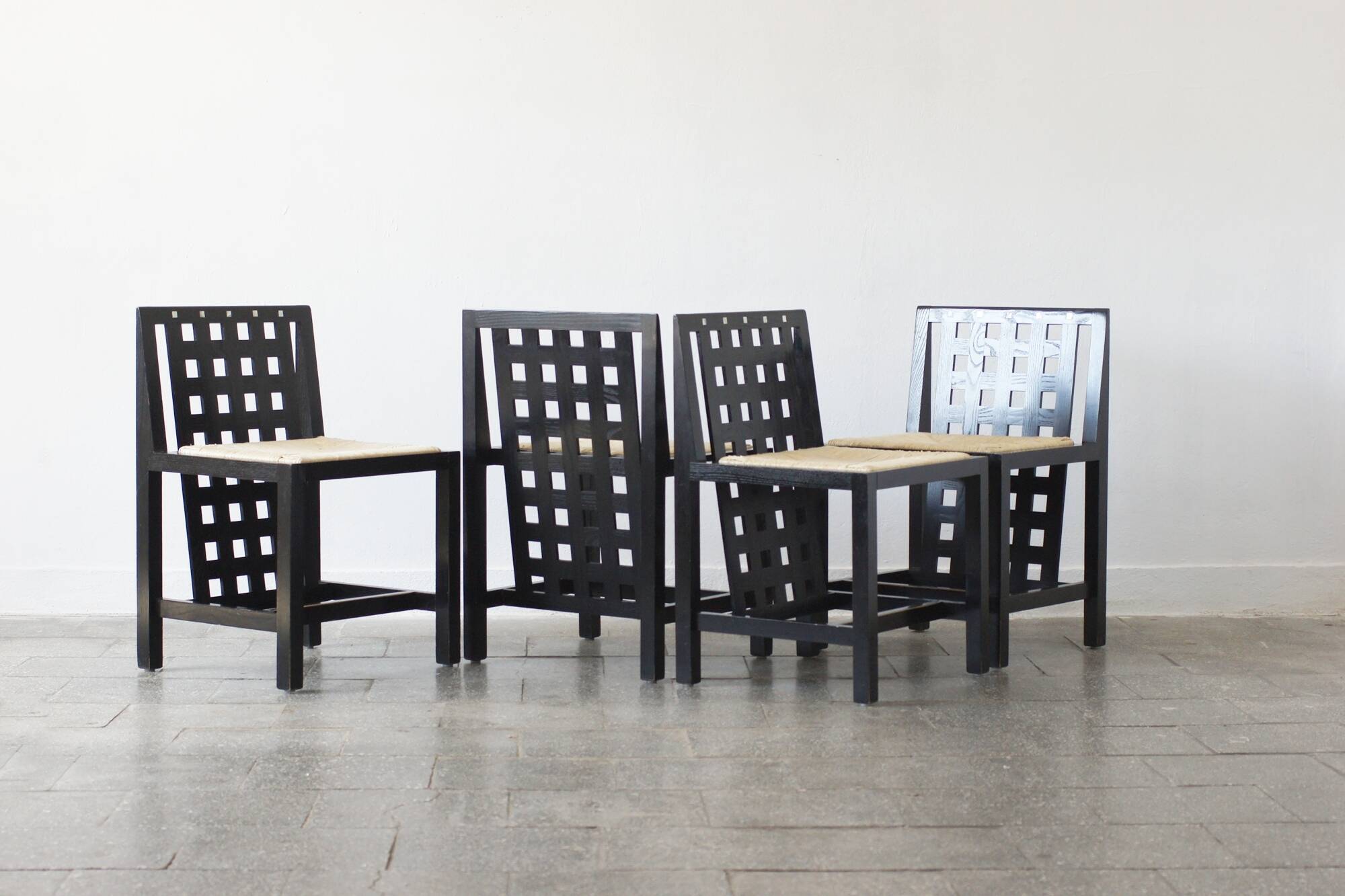 Vintage DS3 Dining Chairs by Charles Rennie Mackintosh for Atelier Internat