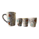Pichet et verres Vallauris