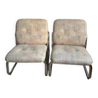 Pair of Stafor low chairs
