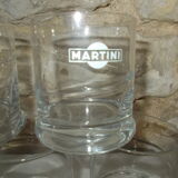Lot 5 glasses martini advertising bistro