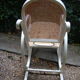 Antique caned rocking chair