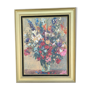 Tableau bouquet de fleurs par Anton