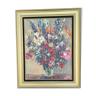 Painting bouquet of flowers by Anton LAMPRECHT oil on canvas