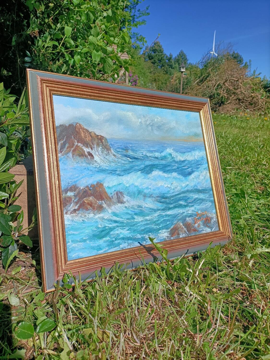 Painting/Canvas Rough Sea