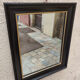Napoleon III blackened wooden mirror 53 x 63 cm