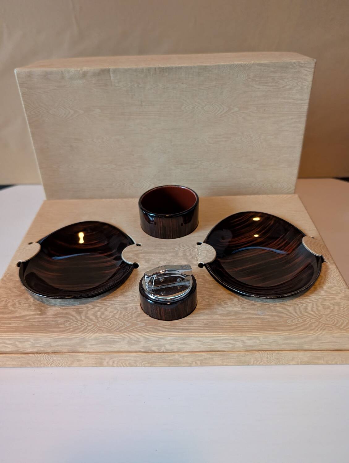 Earthenware ashtray from Salins-les-Bains