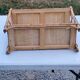 Double wall shelf in bamboo and rattan from the 70s
