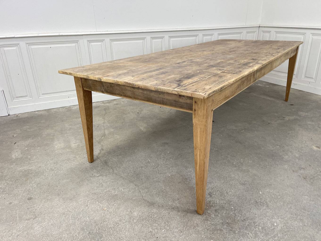 1940s oak and fir farmhouse table