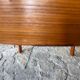 Extendable dining table in teak, butterfly extension by Van Pelt circa 1960.