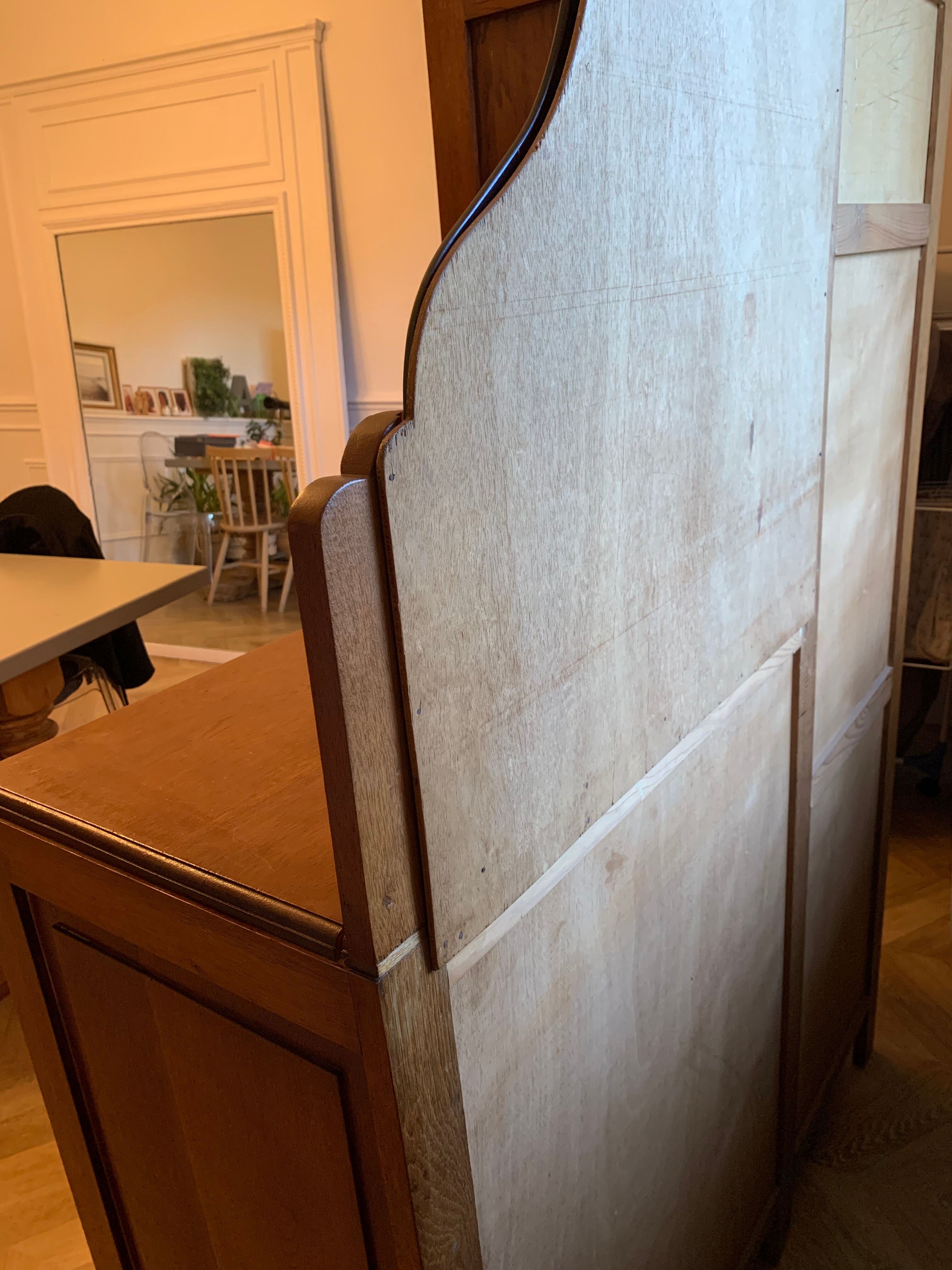 Vintage asymmetrical cabinet