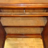 Low antique 19th century mahogany buffet