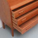 1960s secretary in teak, Dyrlund Denmark