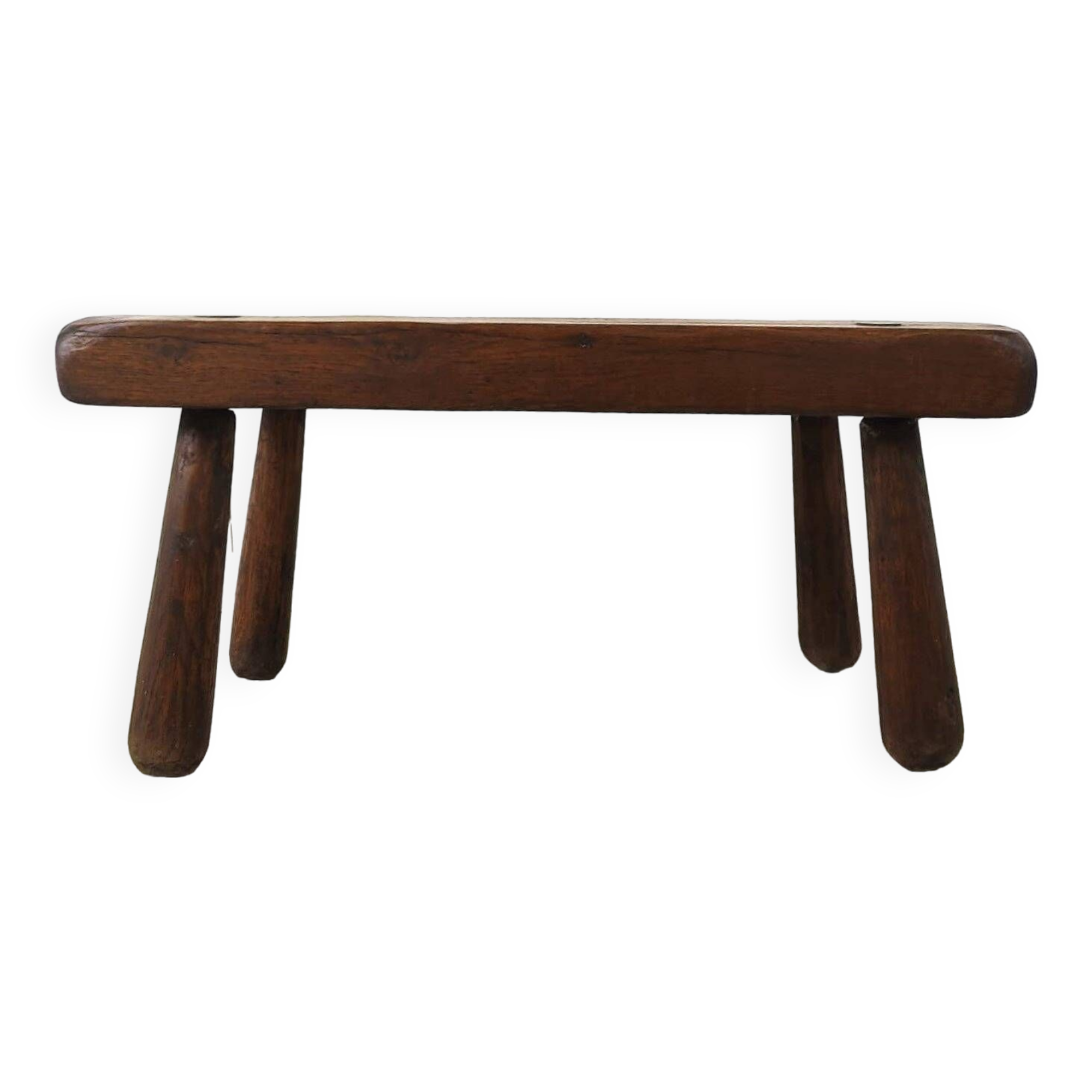 Solid wooden brutalist coffee table, 1960s