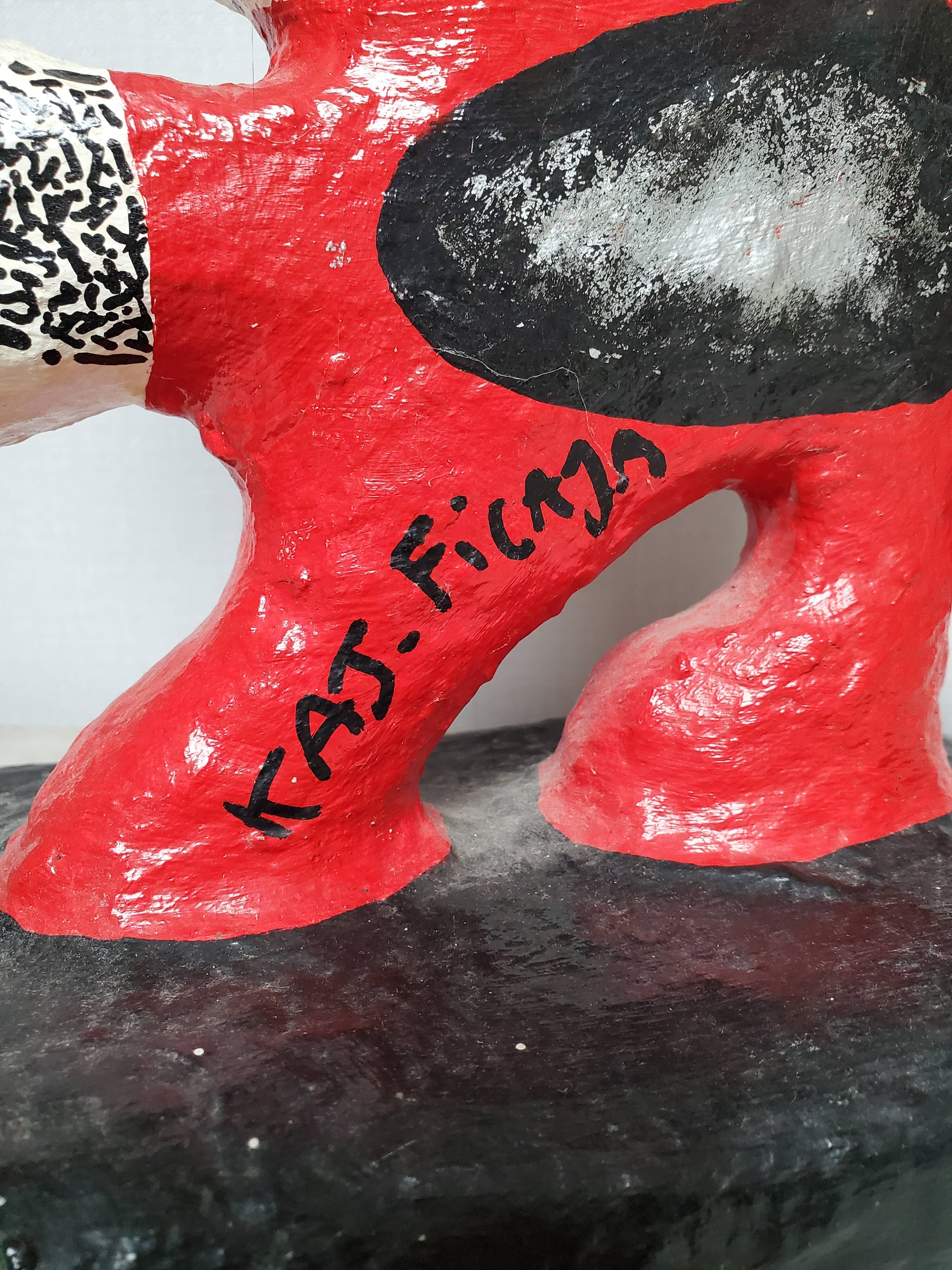 Papier-mâché sculpture - Kaj / Fokaja (1959)