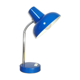 Lampe articulée bleu roi et chrome, 1970