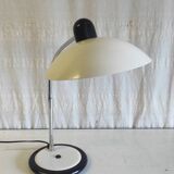 Beige and chrome articulated table lamp - 70s/80s