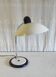 Beige and chrome articulated table lamp - 1970s-1980s