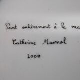 Catherine Marmol hand-painted decorative plate