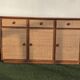 Vintage 1980s rattan sideboard by Roche Bobois