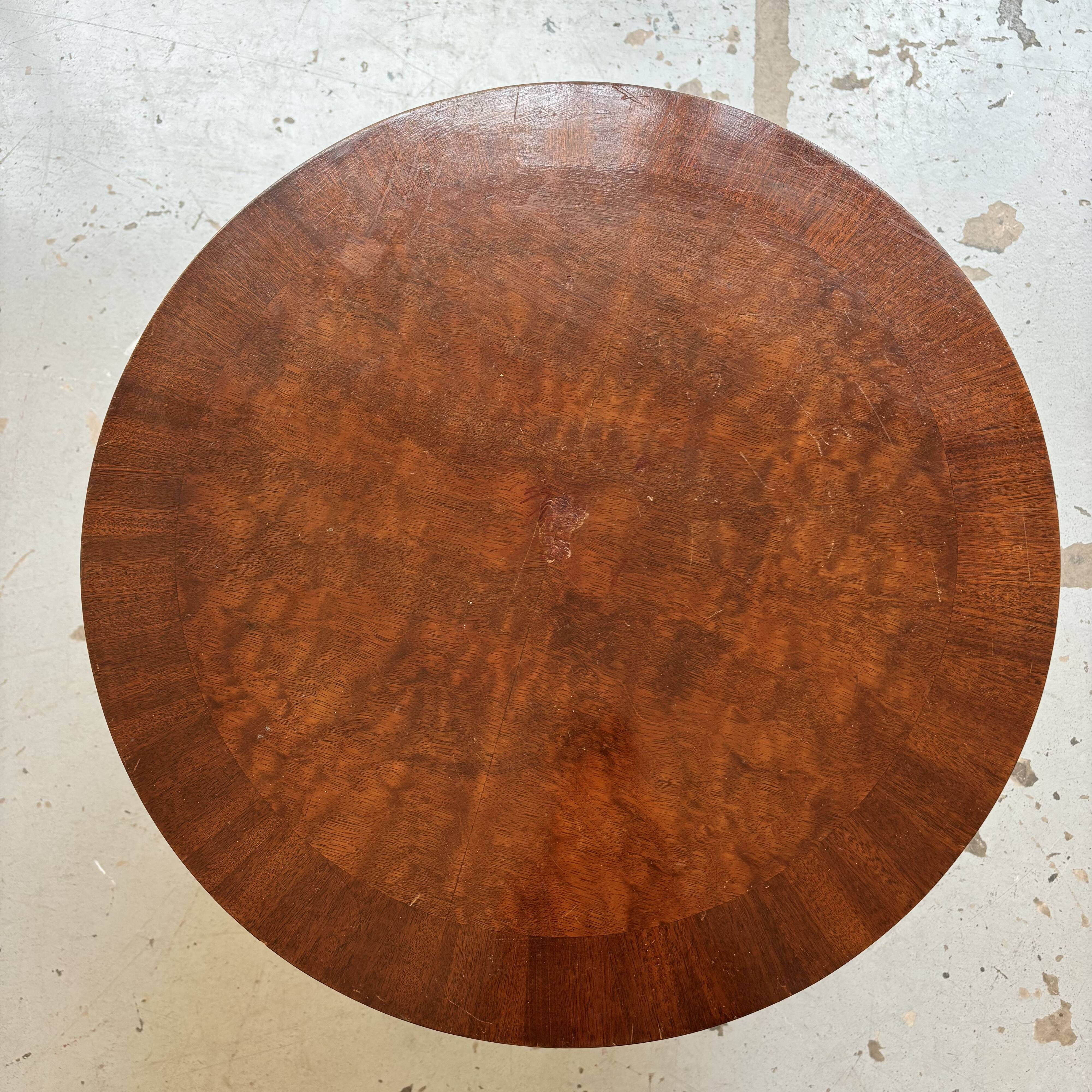 Elm burl coffee table