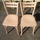 Set of 6 bistro chairs baumann 1960