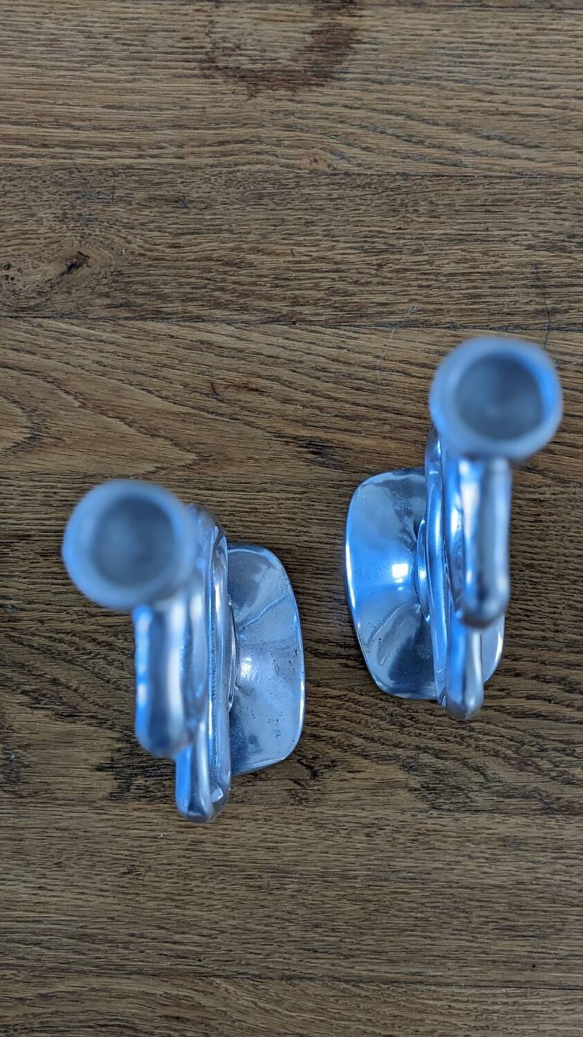 Pair of vintage design candlesticks