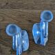 Paire bougeoirs design vintage
