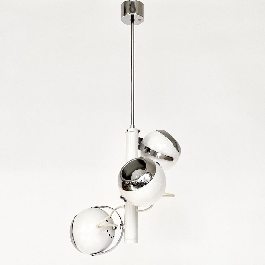 Suspension 3 globes Space age