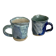 Set of 2 glazed ceramic mugs – Handmade rustic mugs