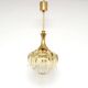 Glass Doria lamp, Germany 1970s