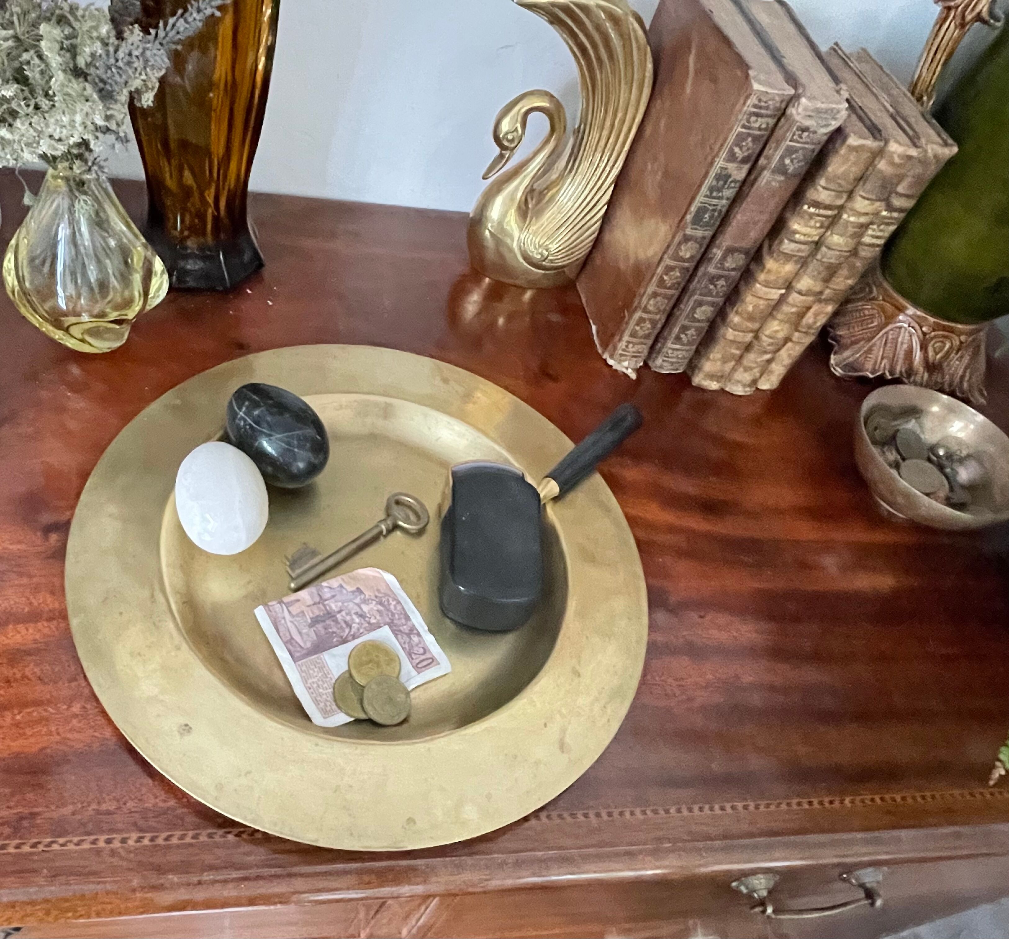 Brass pocket trays 30cm