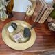 Brass pocket trays 30cm