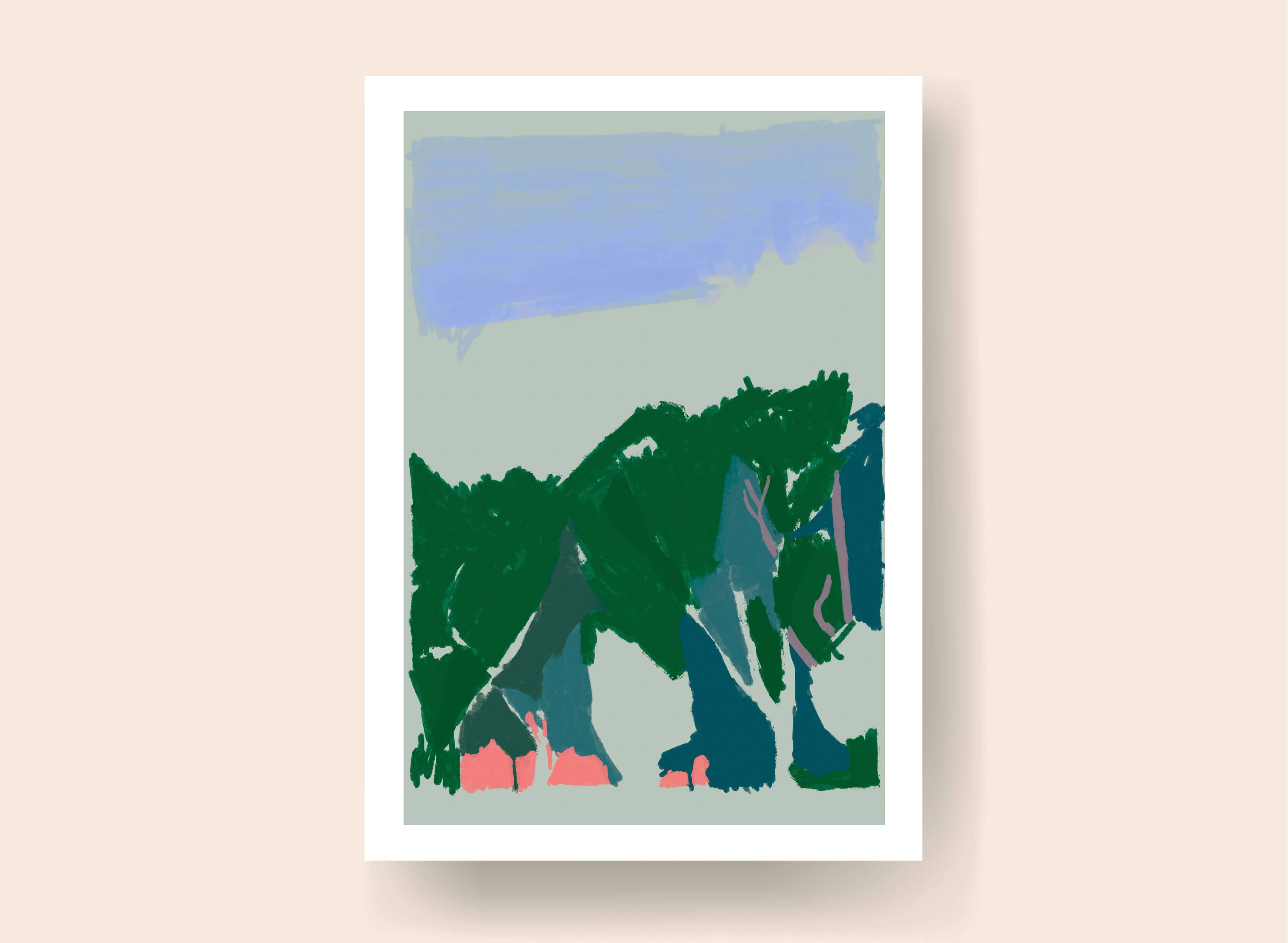 Les Arbres - Illustration A4