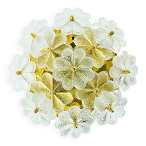 Plafonnier en verre de - murano 1960