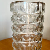 Crystal glass vase 1950