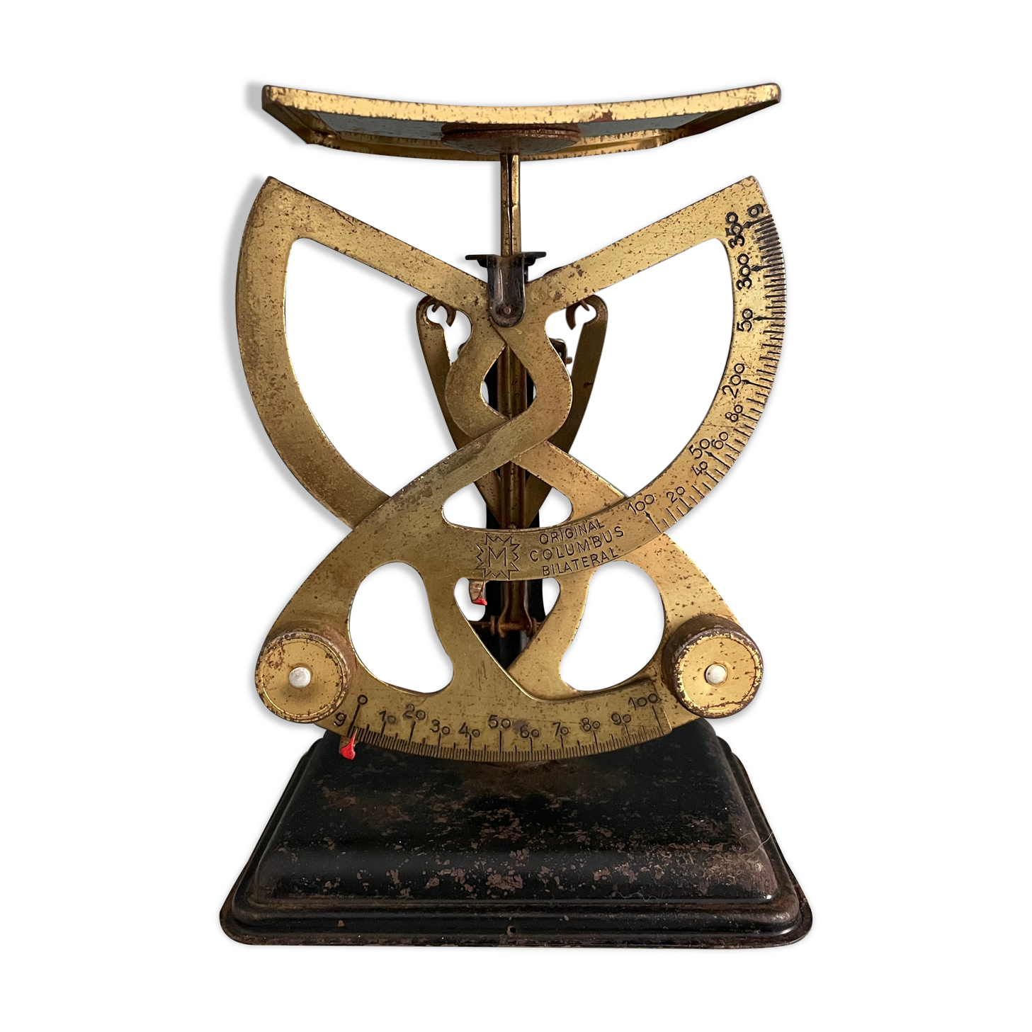 Letter scale 1900 Columbus Bilateral standing