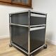 USM Haller wheeled cabinet in Anthracite Grey