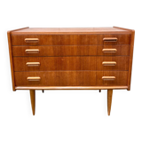 Scandinavian teak chest of drawers