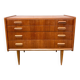 Scandinavian teak chest of drawers