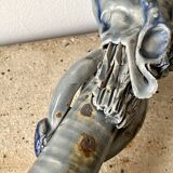 Anthropomorphic ceramic candlestick