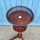 Table à tricoter victorienne en acajou, XIXe siècle