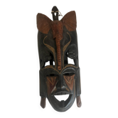 African carved wooden mask Kenya