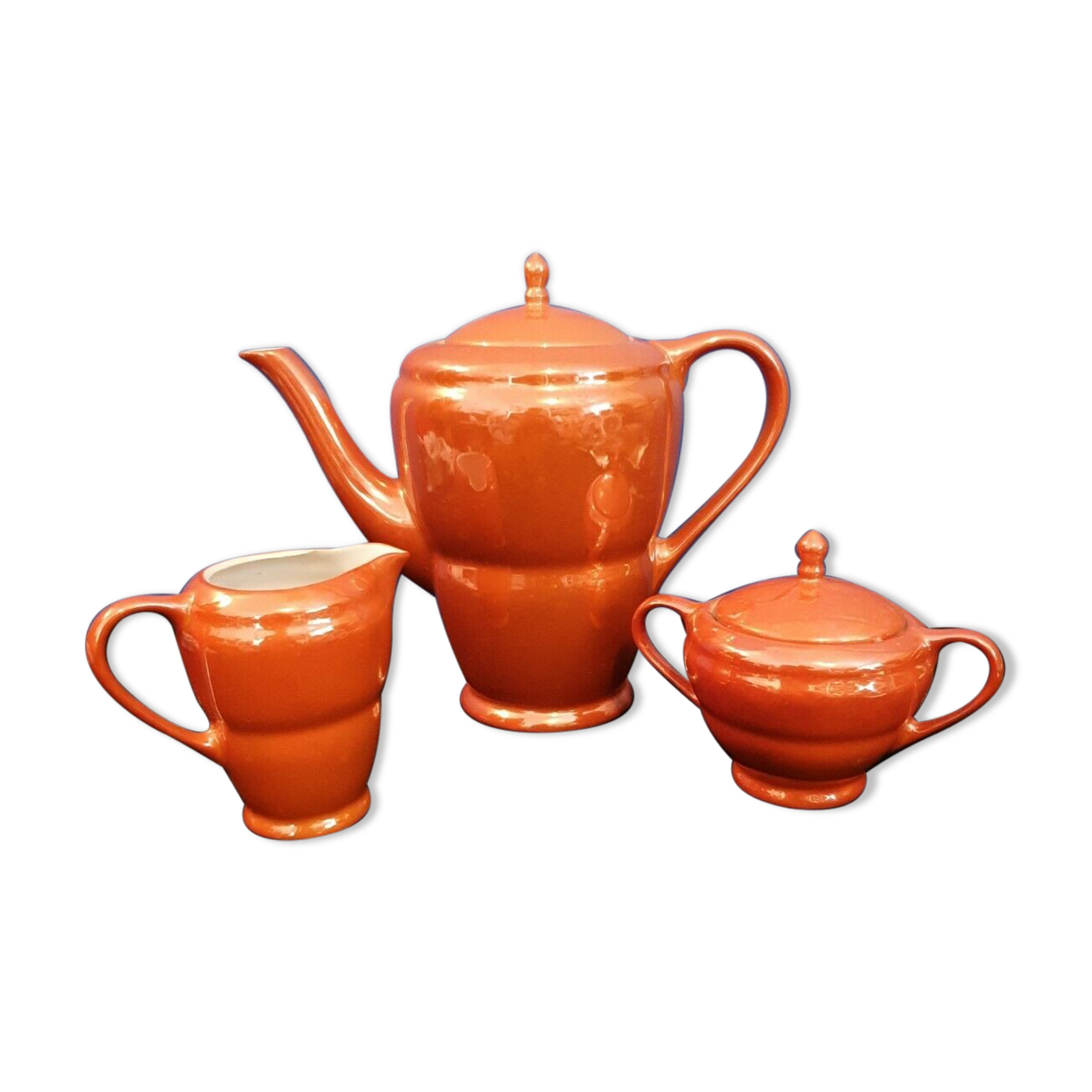 Czechoslovakian porcelain milk pot coffee maker