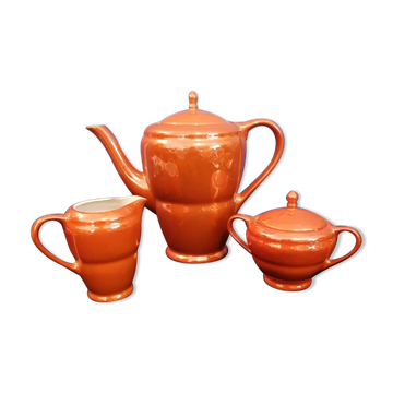 Cafetière sucrier pot à lait en porcelaine tchécoslovaque