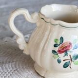 Vintage Sarreguemines “Amazonas” hand-painted milk jug