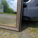 Antique mirror with pediment 152/86 cm