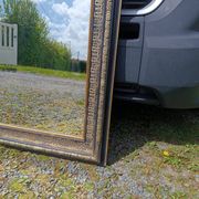 Miroir ancien à fronton 152/86 cm